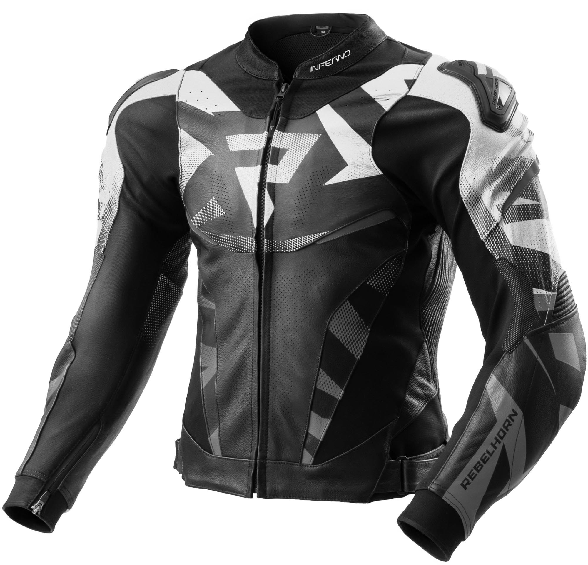Rebelhorn Inferno Motorcycle Leather Jacket-image-785535776