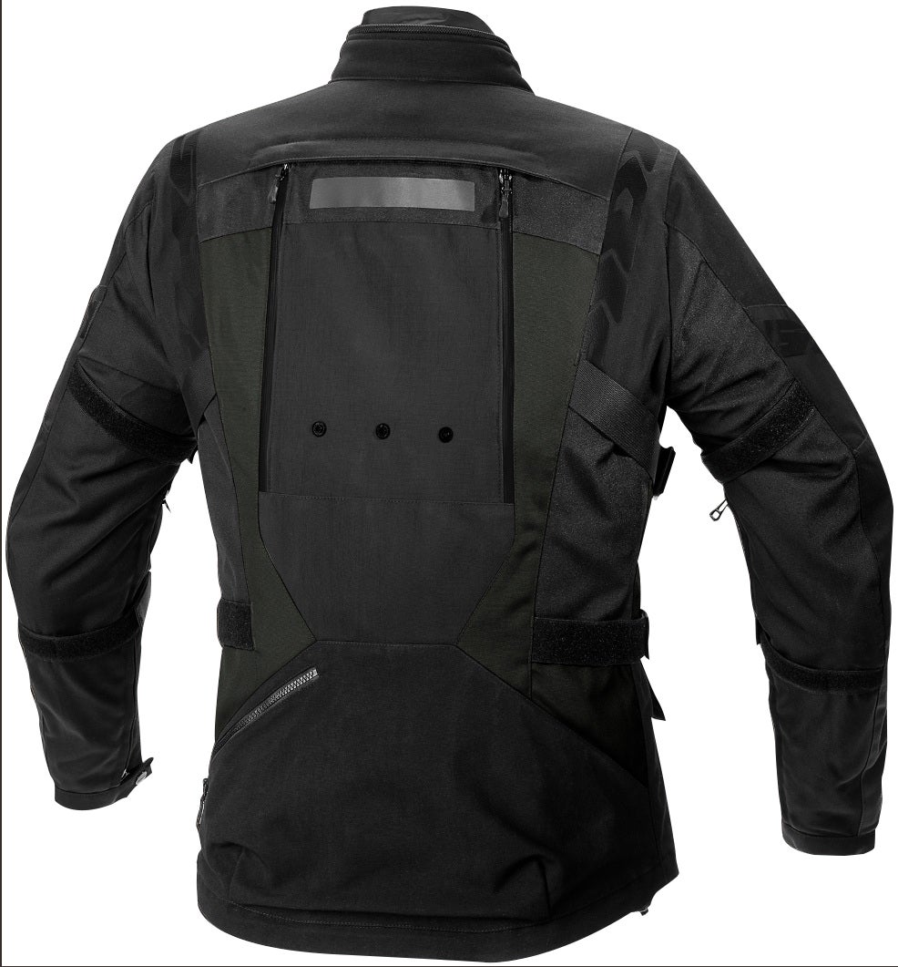 Spidi 4 Season Evo H2Out Motorcycle Textile Jacket black/green 4XL Figure 4