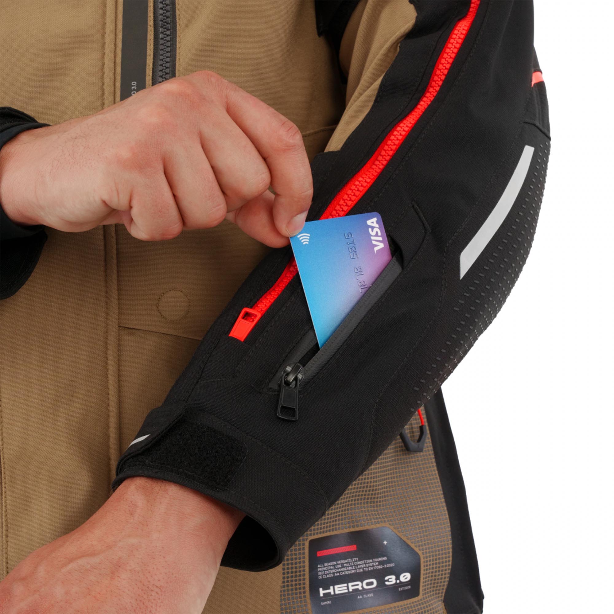SHIMA Hero 3.0 Motoristična tekstilna jakna rjava 3XL Slika 24