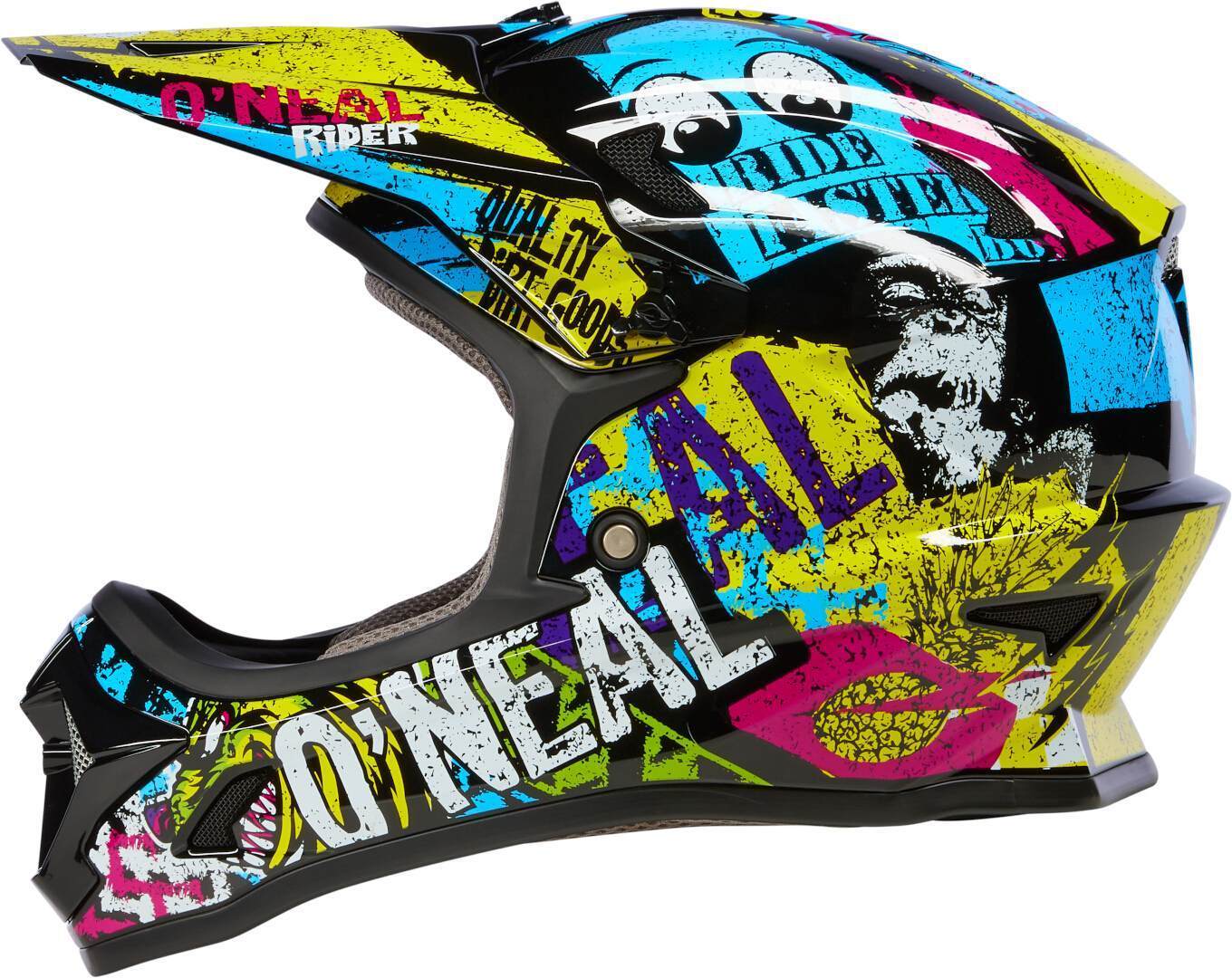 Side view of Oneal Sonus Riot Kids Downhill Helmet