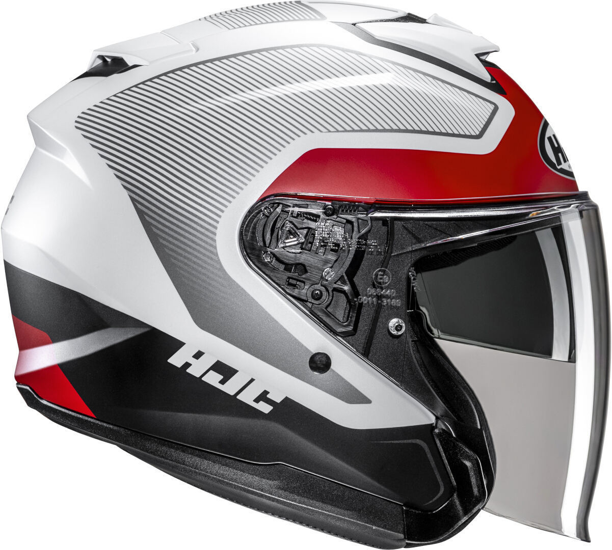 HJC i31 Tevis Kask odrzutowy biały//czerwony XXL (62/63) Rysunek 2