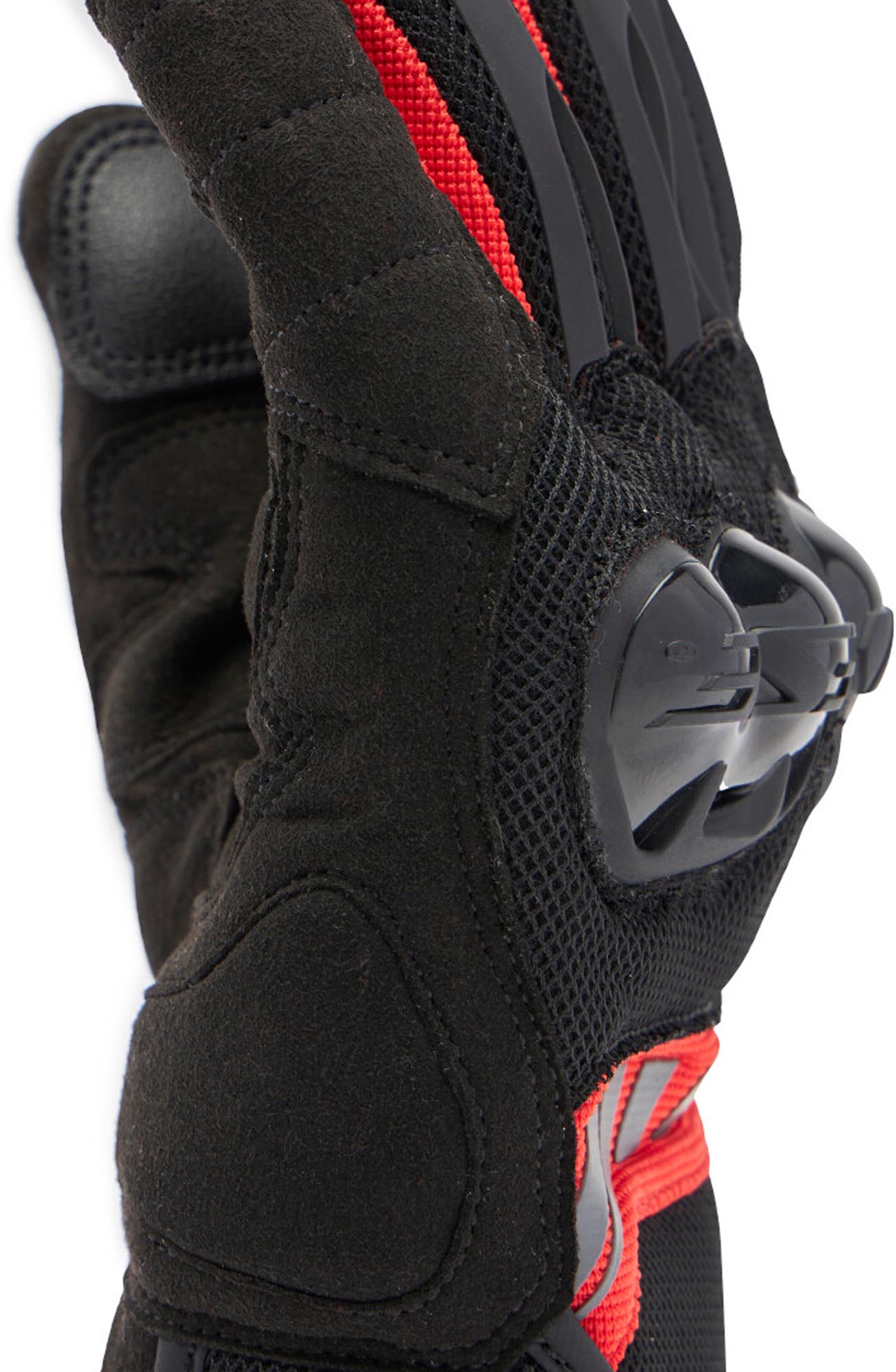 Dainese Mig 3 Air Tex 2.0 Motorcykelhandsker rød/sort L Figur 10