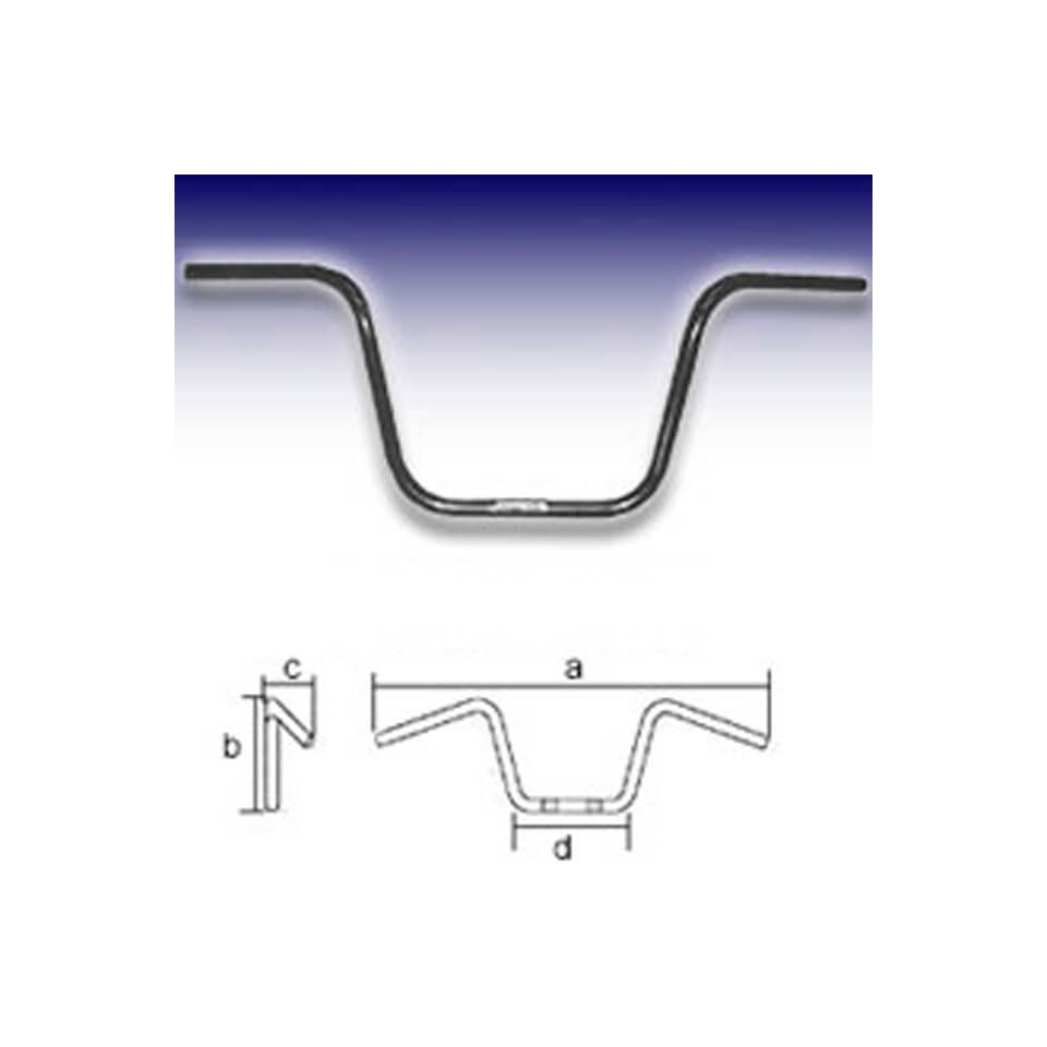FEHLING APE HANGER 1 polegada Meio, 3LL, MK, cromado Artigo principal Figura 1