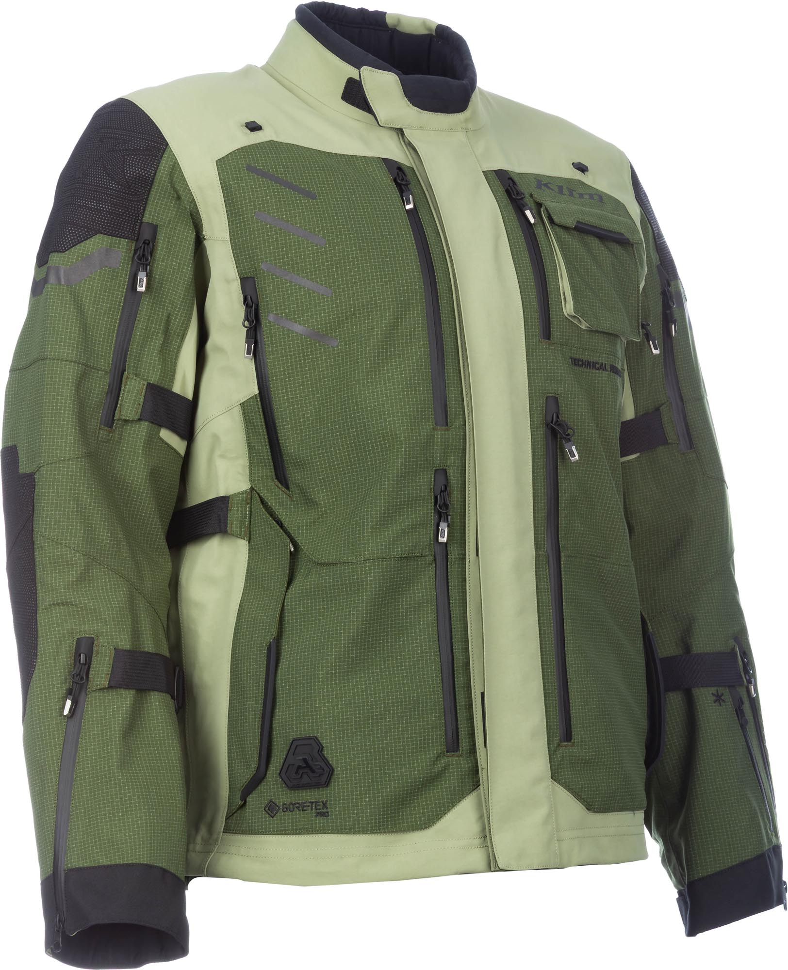 Klim Badlands Pro A3 Rogue Gore-Tex Motorcycle Textile Jacket olive/green 3XL Figure 5
