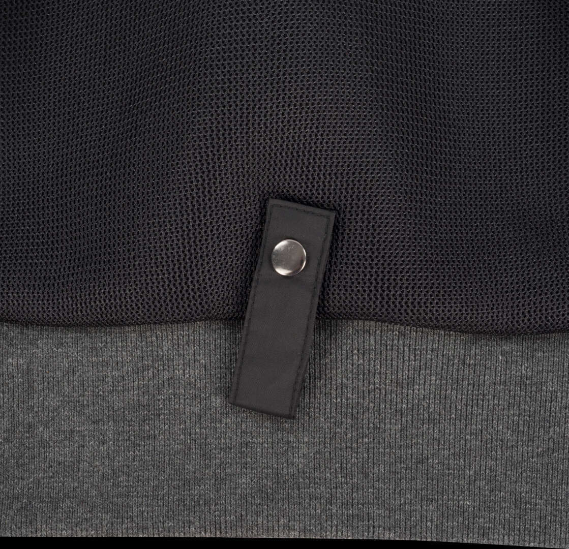 Bering Hoodiz Vented Sweat à capuche zippé moto Noir/Anthracite 4XL Figure 3