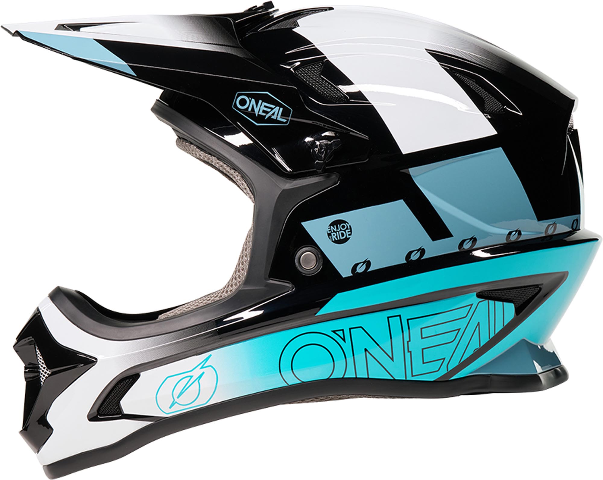 Oneal Sonus Blox Casco de descenso Negro/Blanco/Azul M (57/58) Figura 3