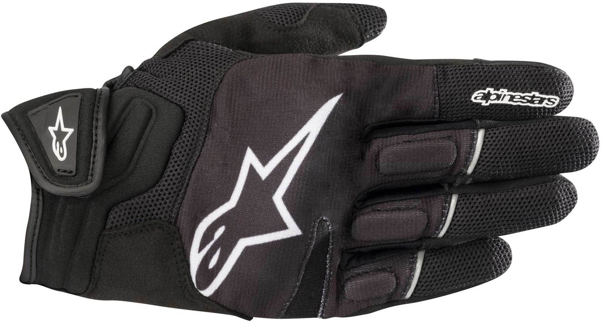 Alpinestars Men's Black/White Atom Motorcycle Gloves