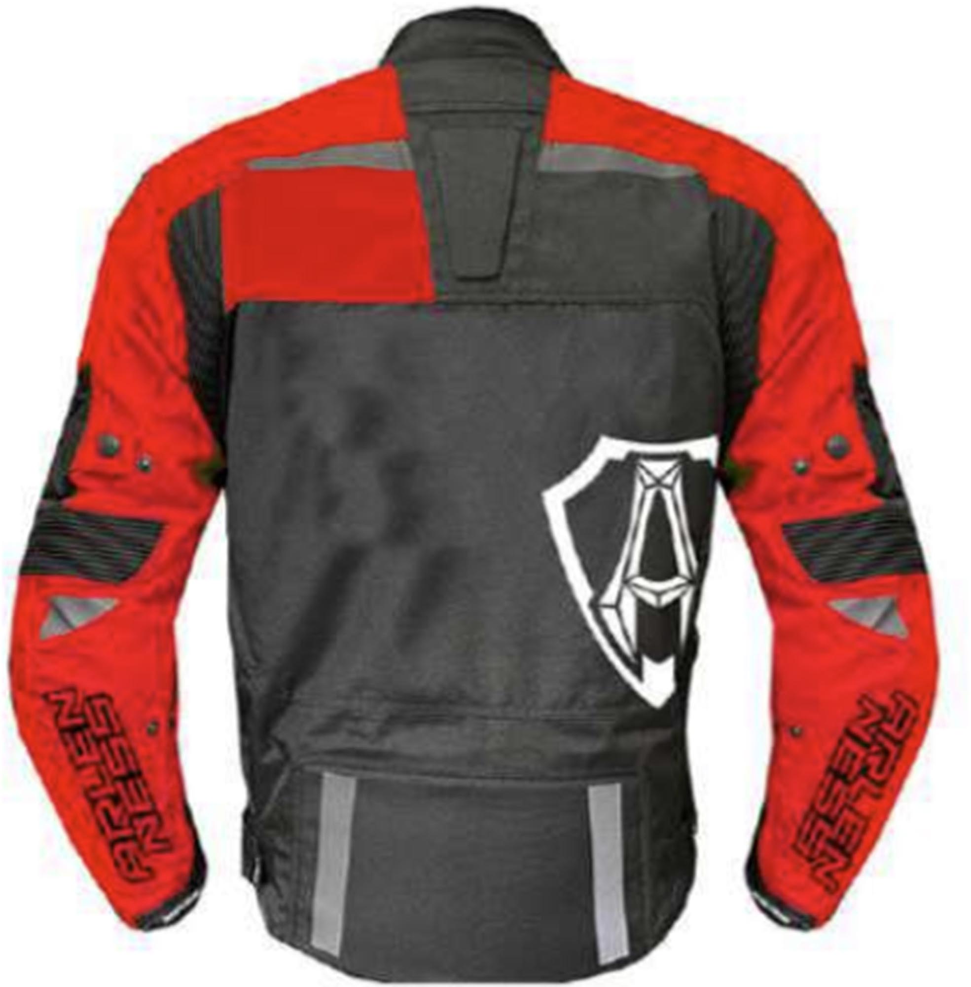 Arlen Ness Brukko Motorcycle Textile Jacket black/red 60 Figure 2