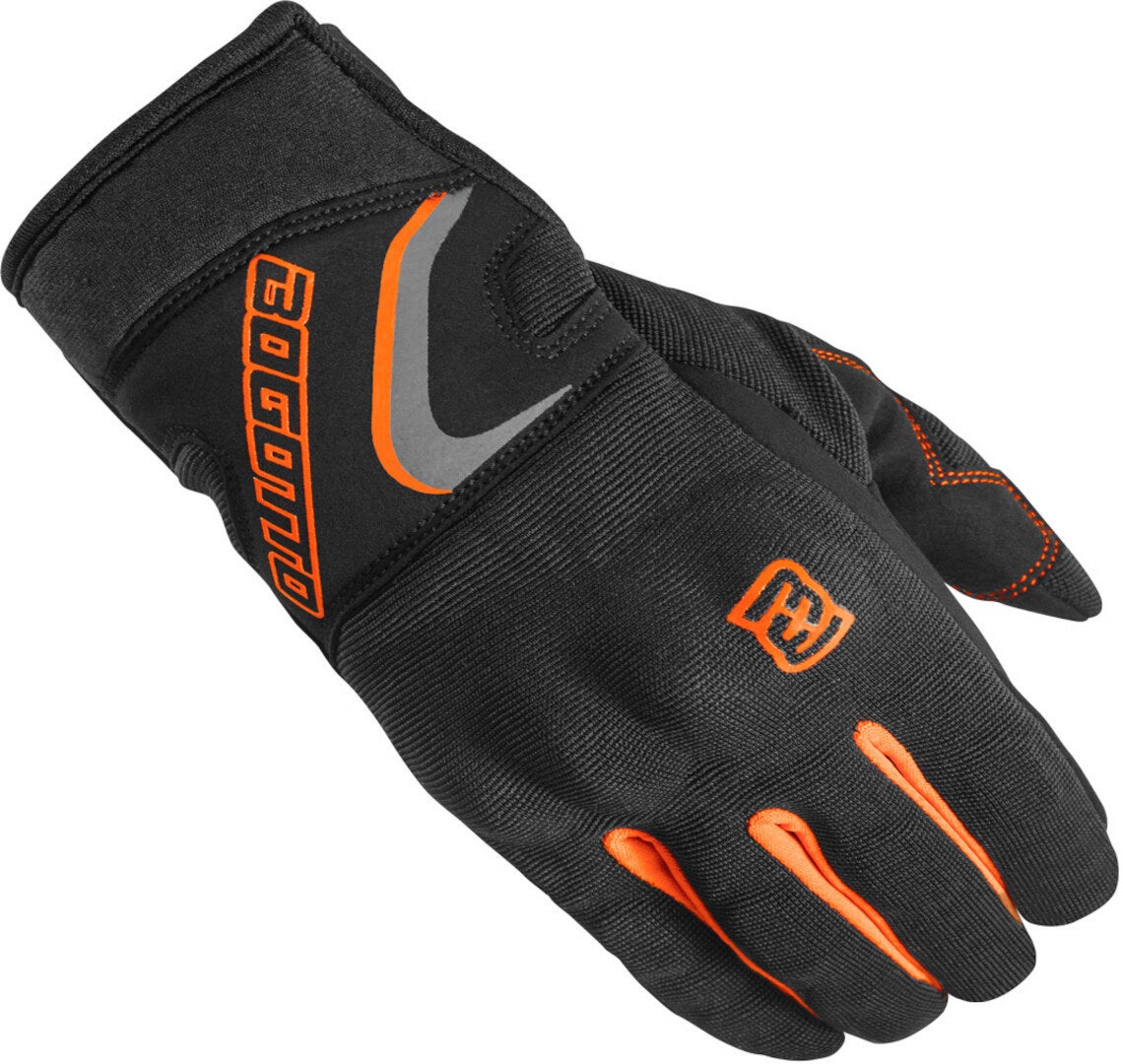 Bogotto F-ST Motorcykelhandsker sort/orange S Figur 1