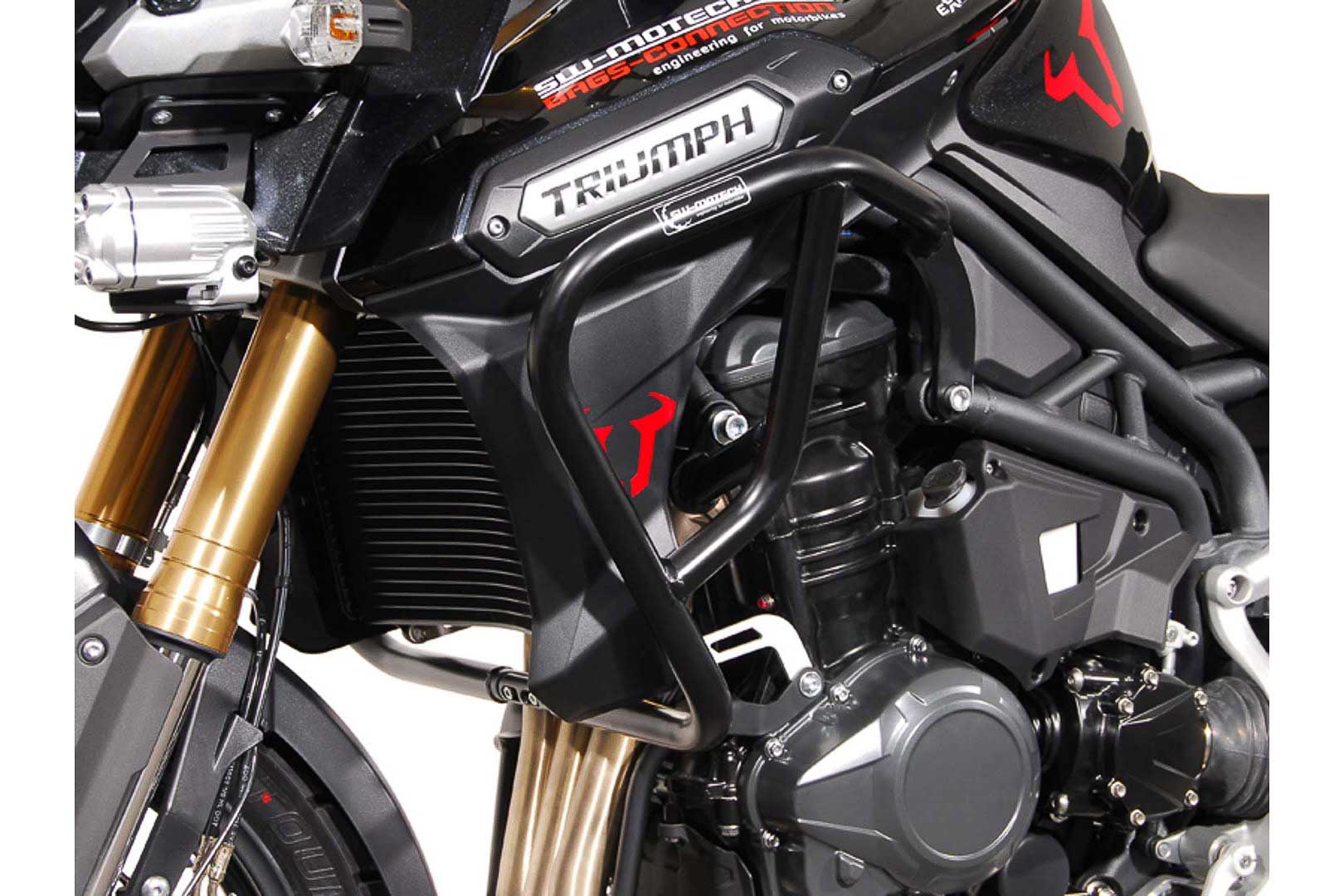 SW-Motech Crash bar - Svart. Triumph Tiger 1200 Utforskare (11-15). Figur 1