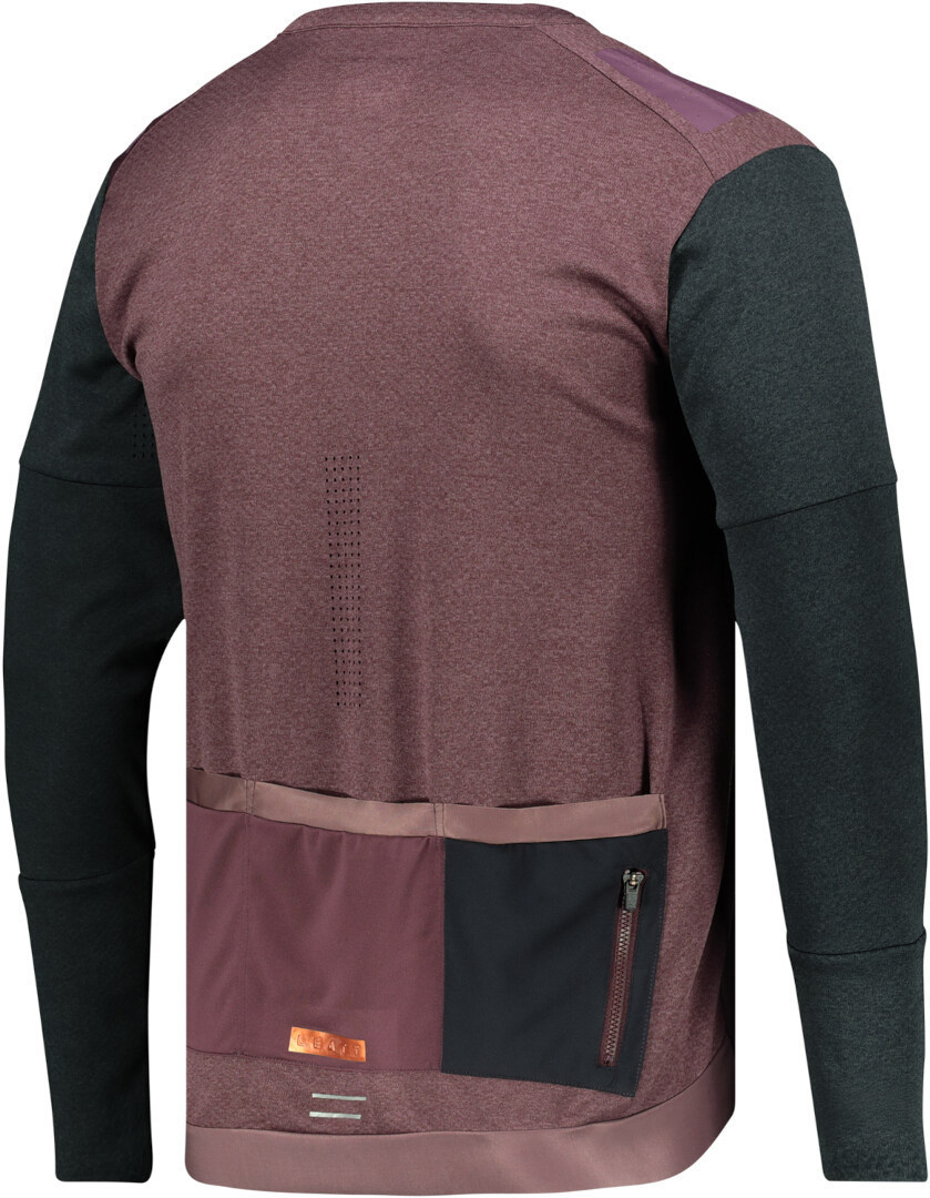 Leatt MTB Trail 4.0 Bicycle Jersey dark red L Figure 3