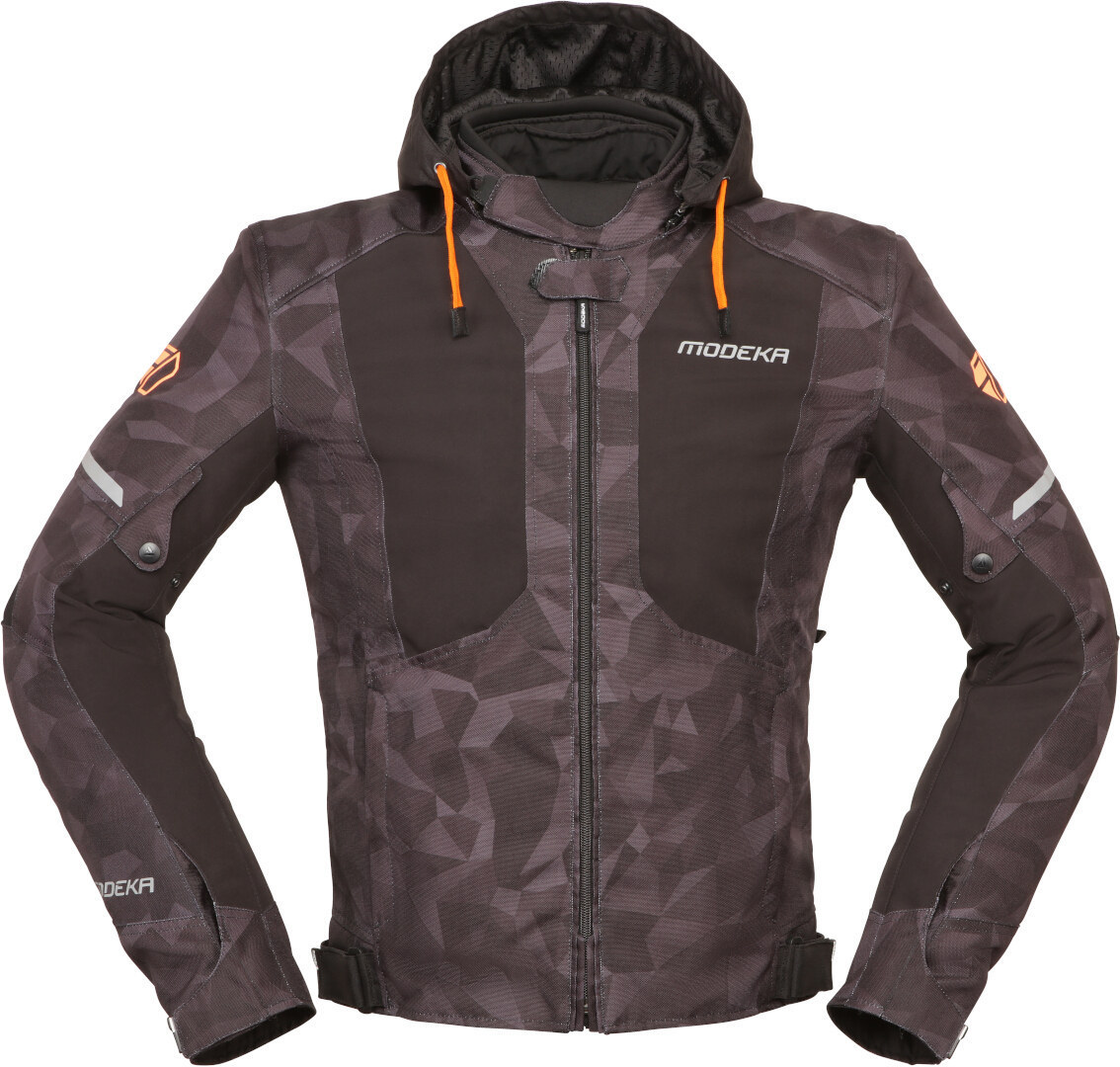 Modeka Jakson Jaqueta da motocicleta preto/camuflagem XXL Figura 1