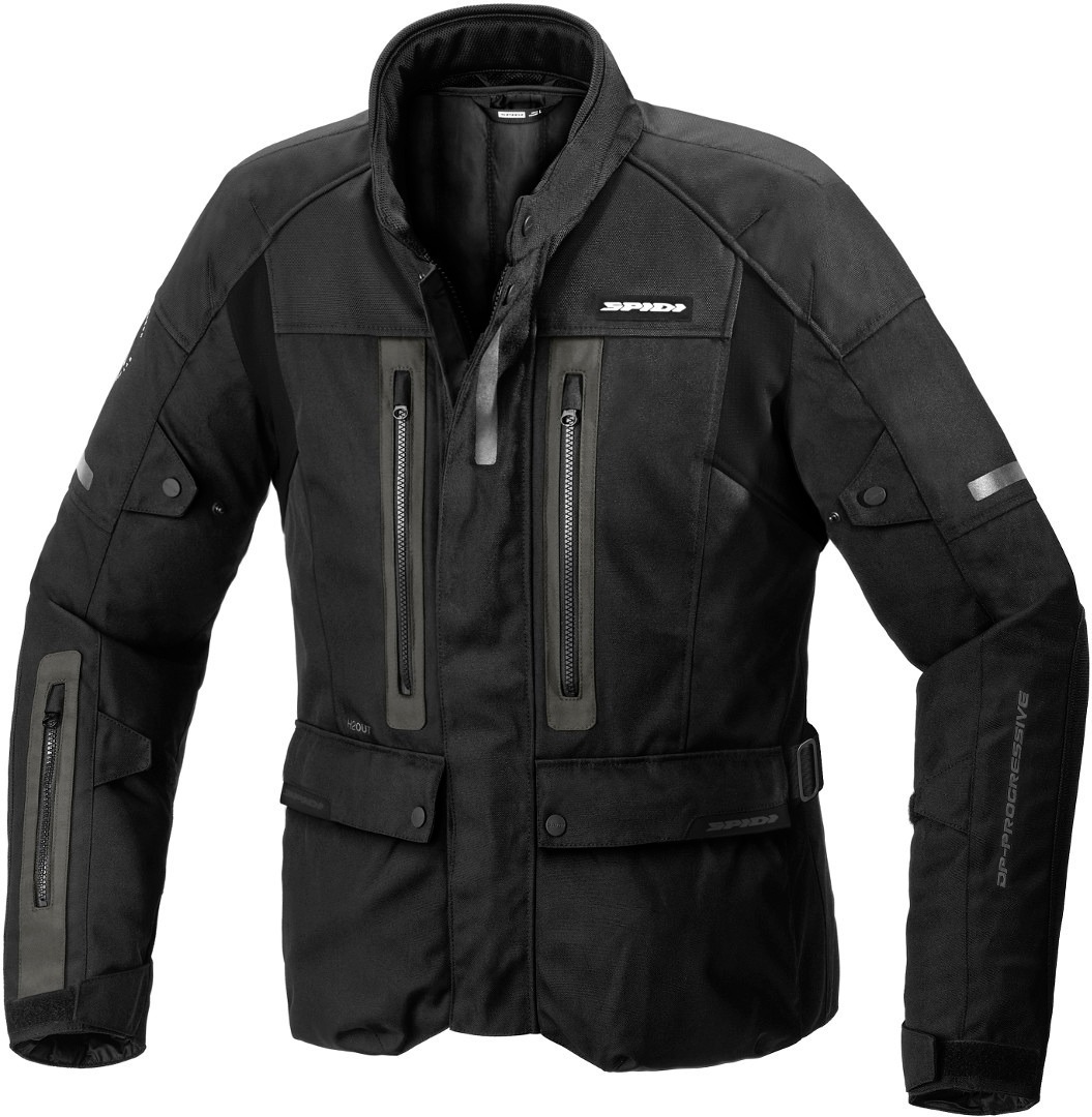 Spidi Traveller 3 H2Out Motorcycle Textile Jacket black/grey L Figure 1