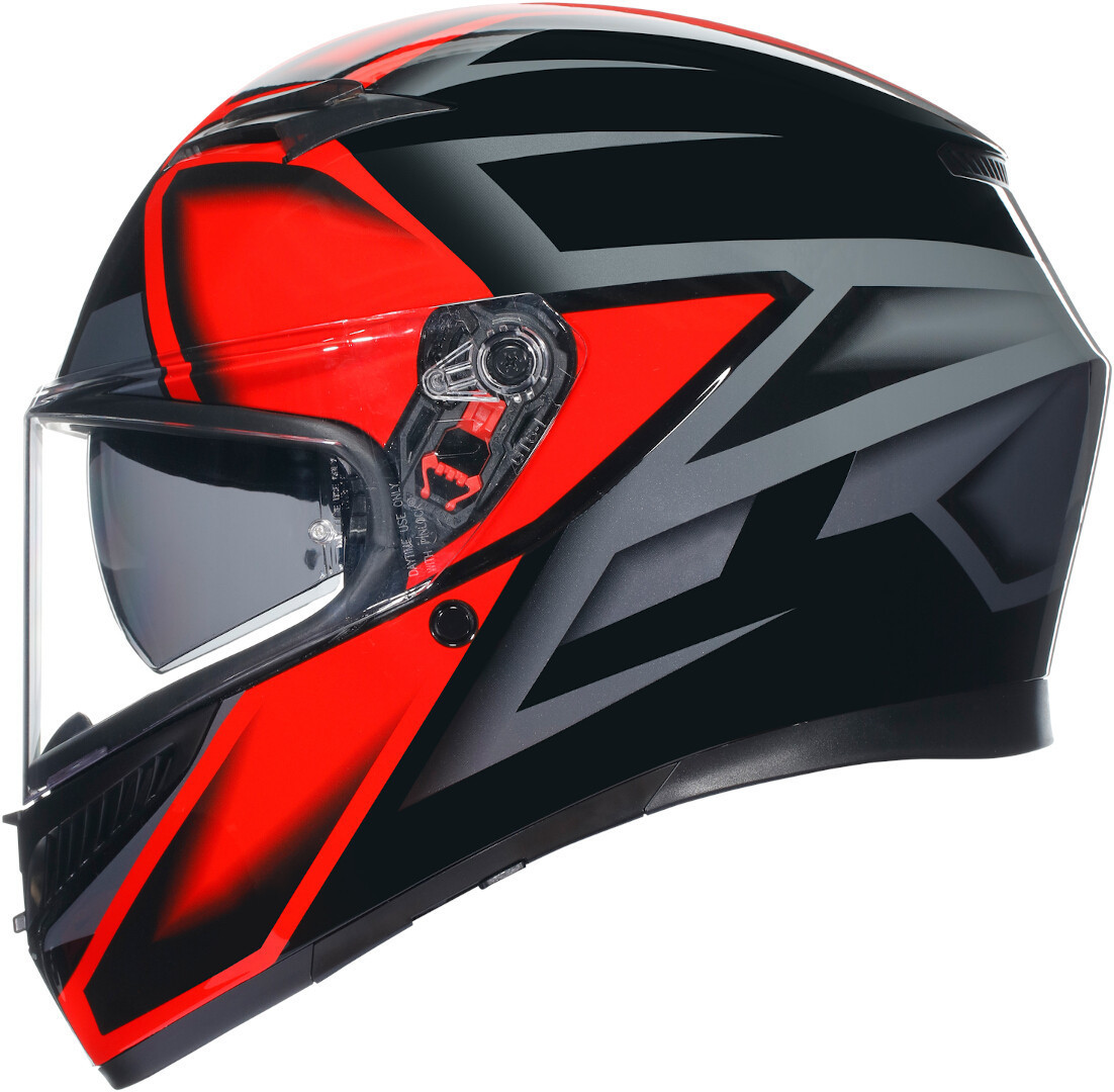 AGV K3 Compound Hjelm sort/rød M (57/58) Figur 5
