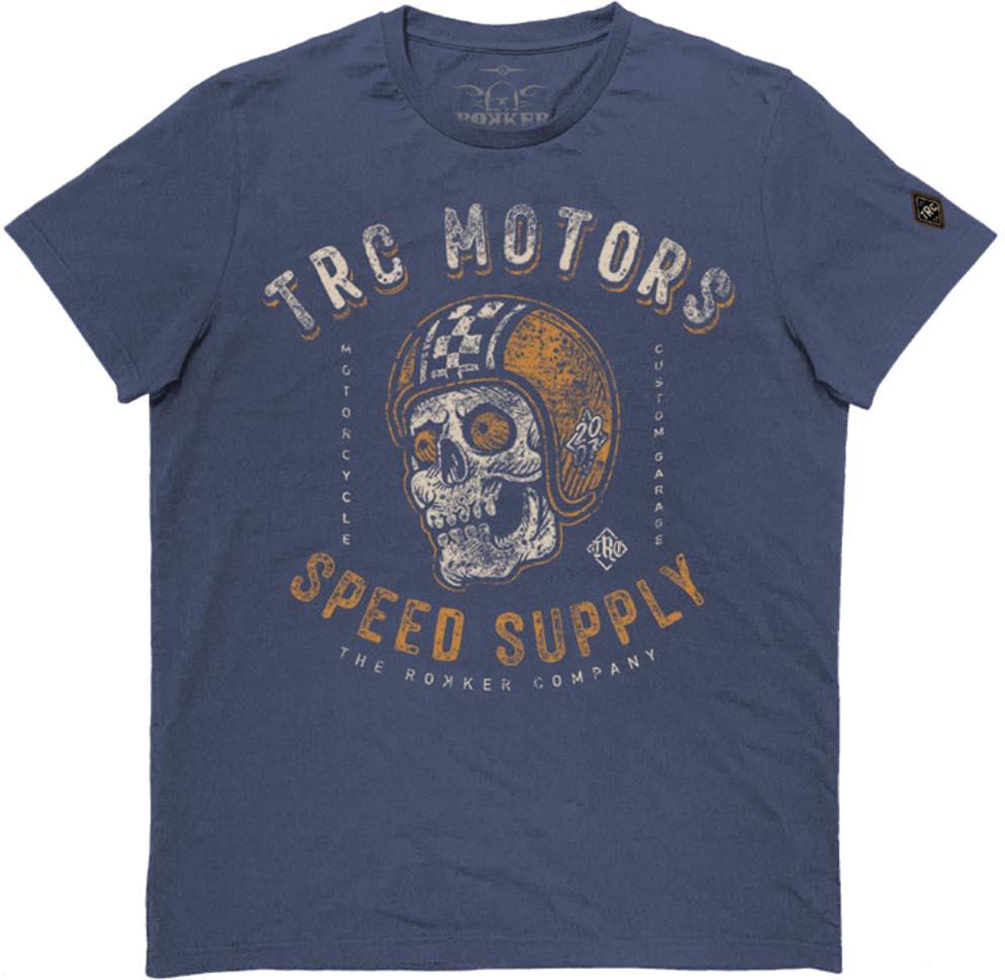 Rokker Skull T恤 藍色 3XL 圖1