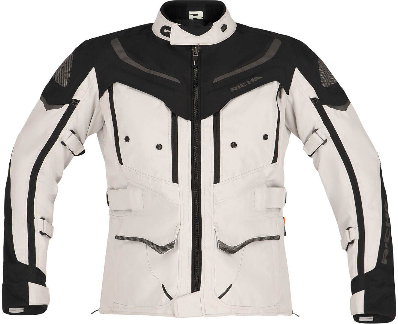 Richa Infinity 2 Adventure imperméable à l’eau dames moto textile veste Gris clair/Noir L Figure 2