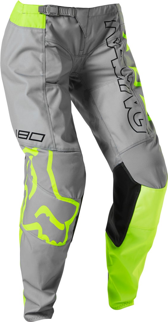 FOX 180 Skew Damer Motocross Bukser grå/gul 4 Figur 1