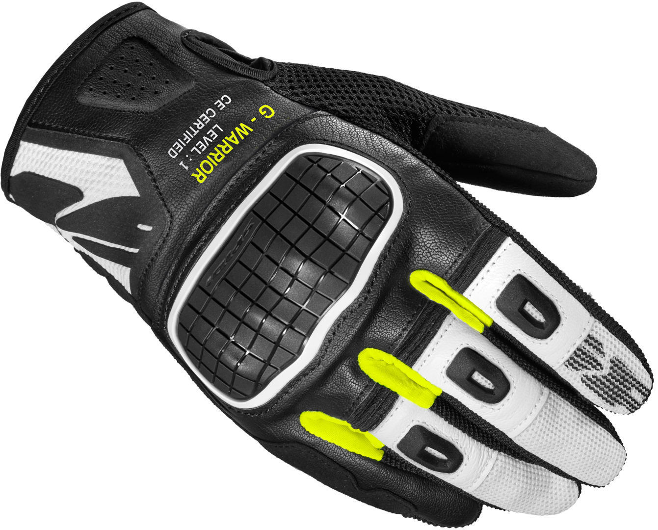 Spidi G-Warrior Motorradhandschuhe schwarz/weiß L Abbildung 1
