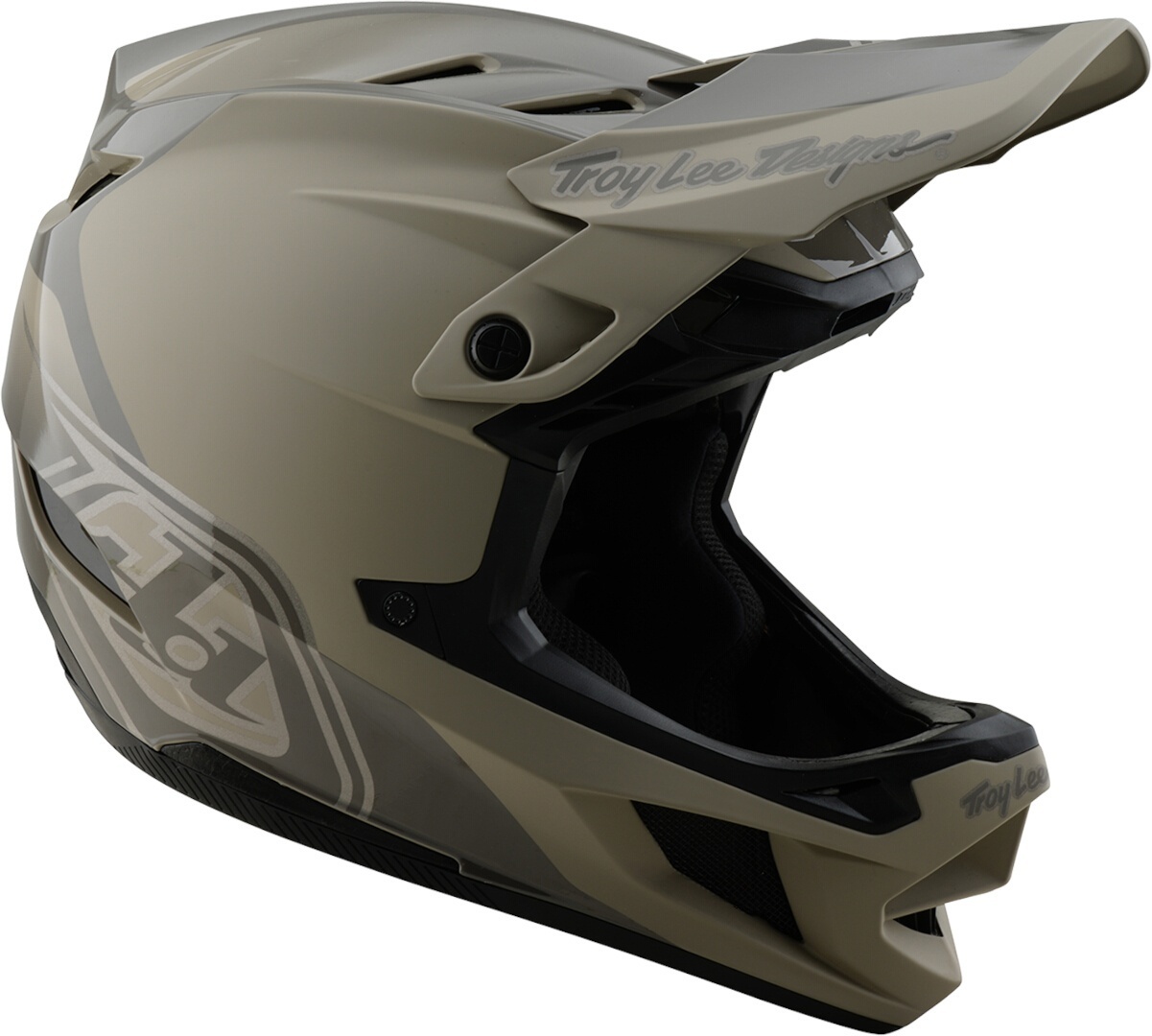 Troy Lee Designs D4 Mips Shadow Polyacrylite 내리막 투구 카키 S (55/56) 그림 4