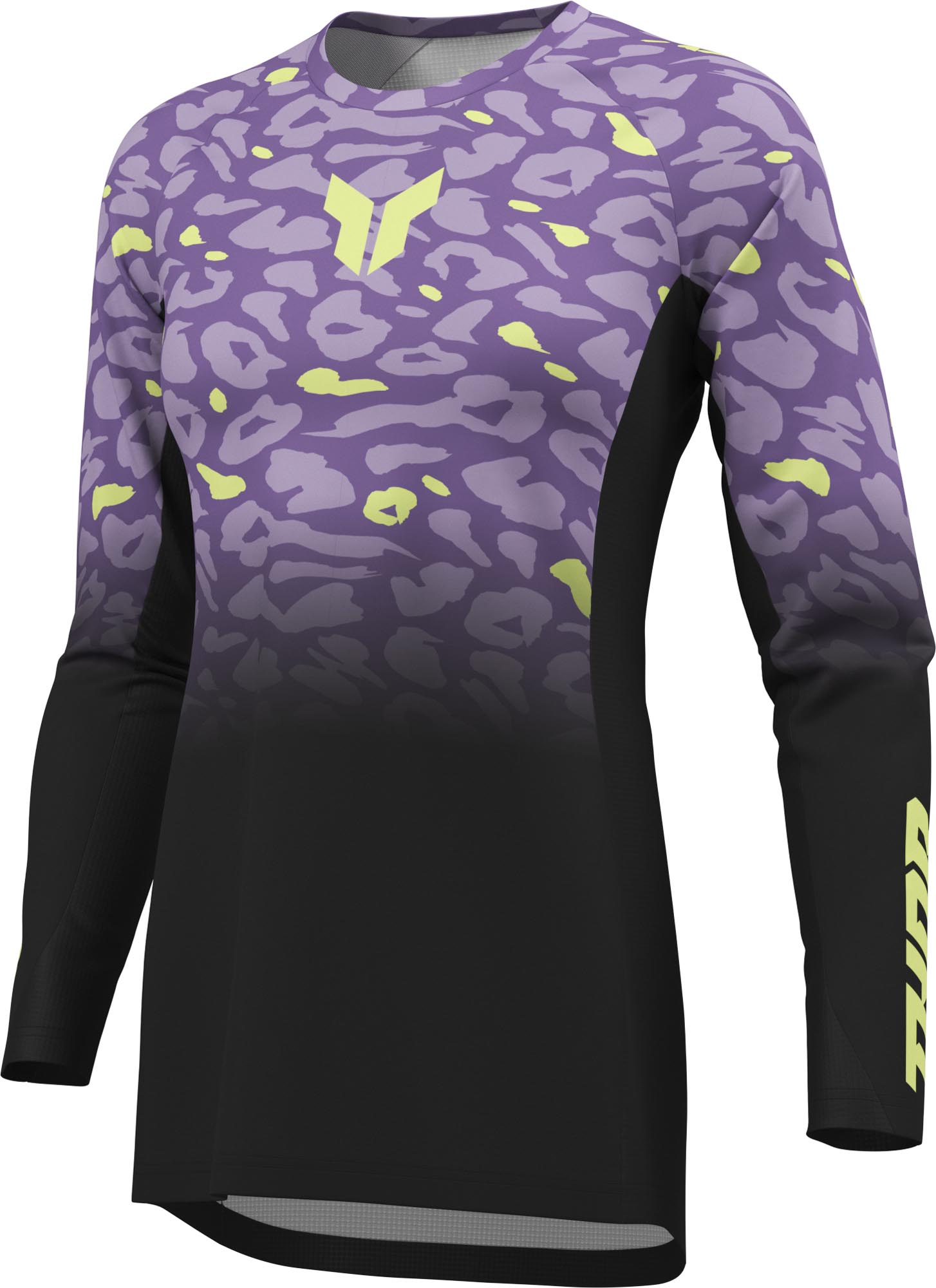 Thor Launchmode Spotted Ladies Motocross Jersey black/purple S Figure 1