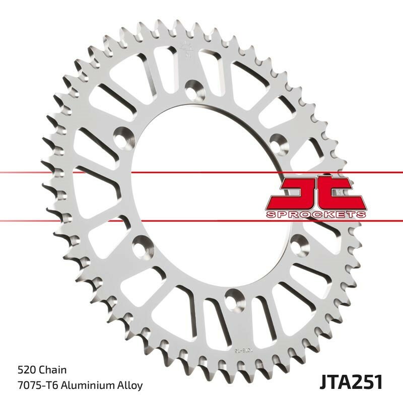 JT-DRIVHJUL Ultralätt aluminiumkrona 251 - 520 Figur 3