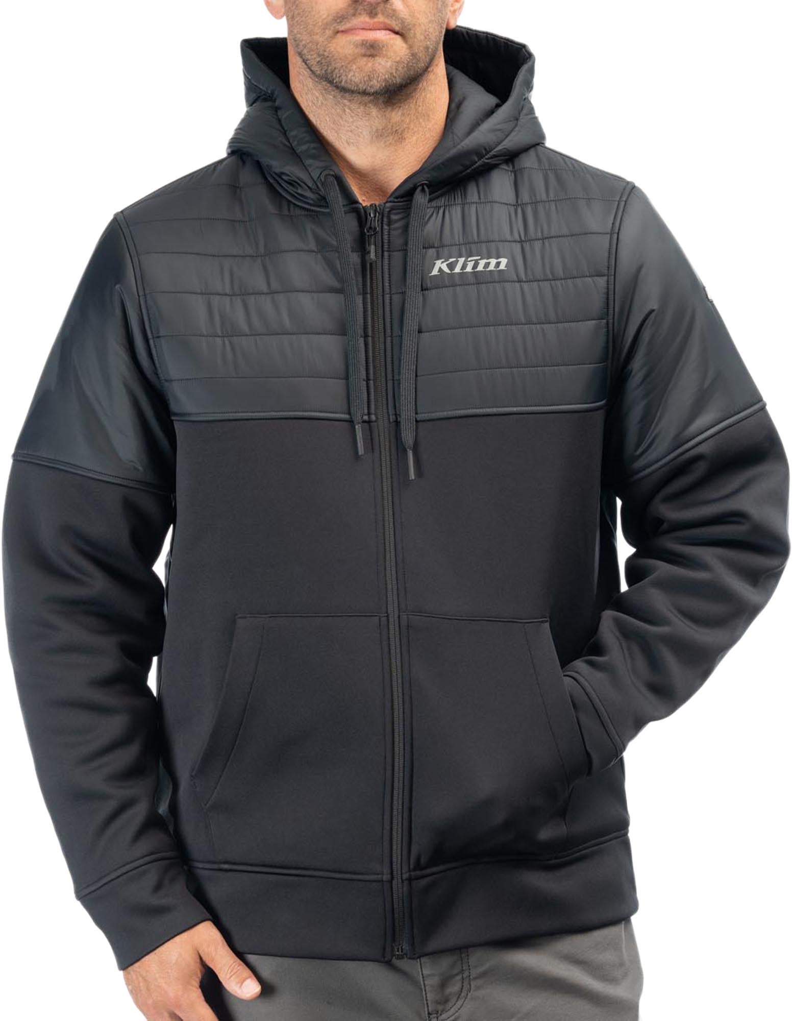 Klim Tamarack Sweat à capuche zippé noir M Figure 1