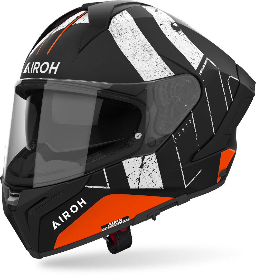 Airoh Matryx Scope Casco Negro/Blanco/Naranja S (55/56) Figura 1