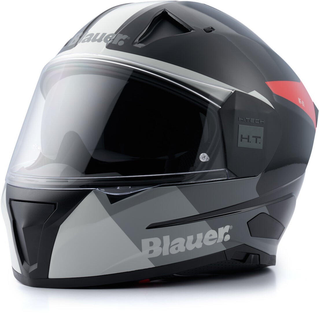 Blauer Naca NF01B Kypärä musta/harmaa/punainen M (56/58) Kuva 1