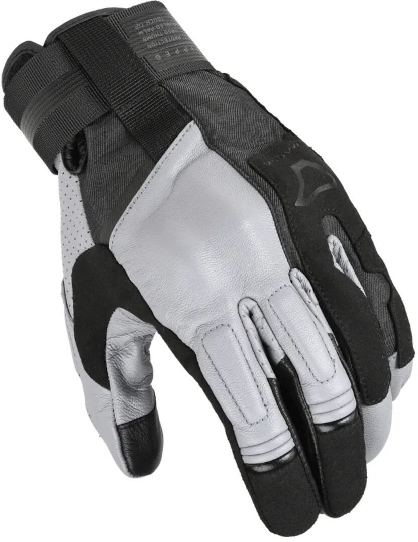 Macna Ulmex perforerede motorcykelhandsker sort/grå 2XL Figur 1
