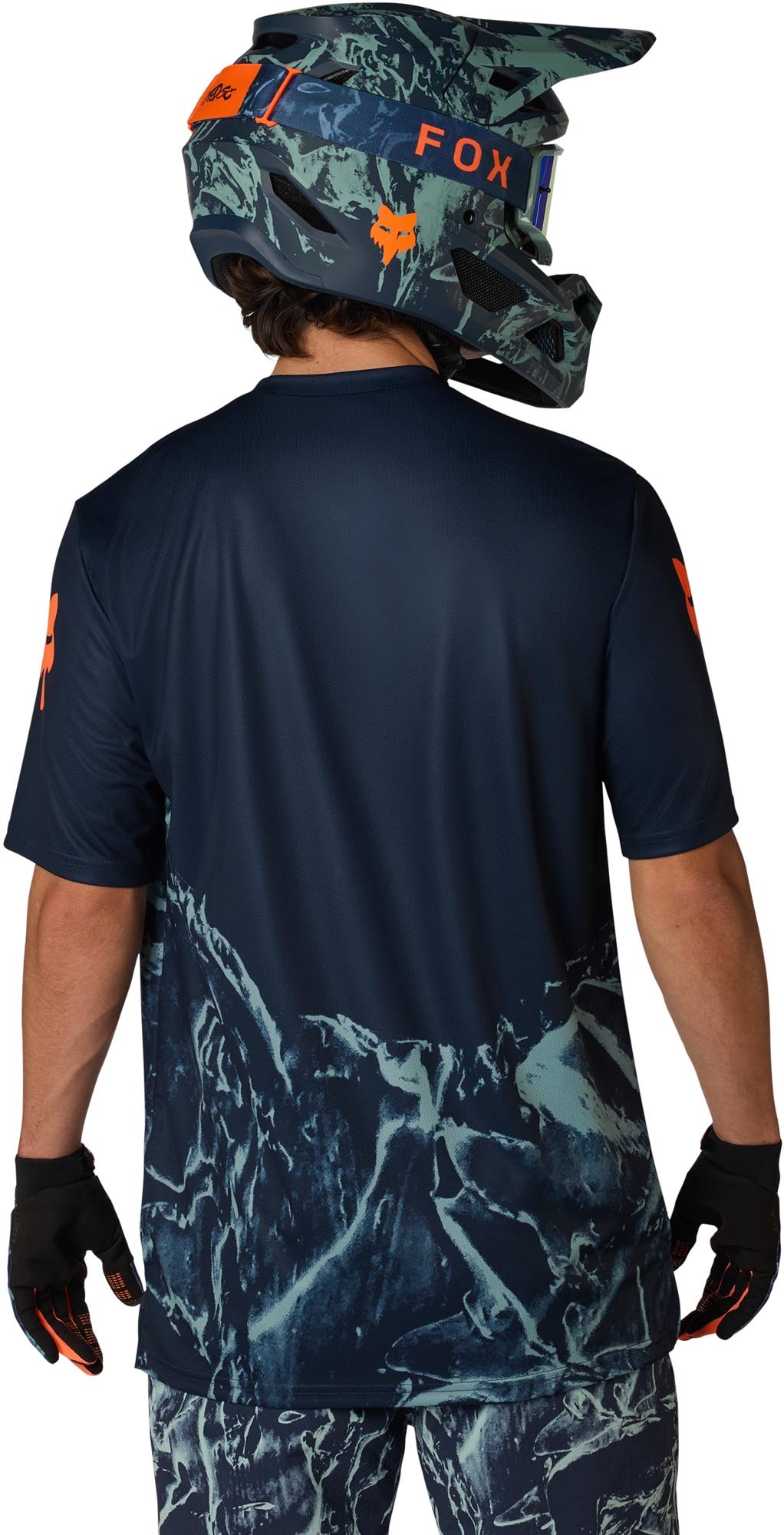 FOX Ranger Image Print Camiseta de bicicleta Azul 2XL Figura 4