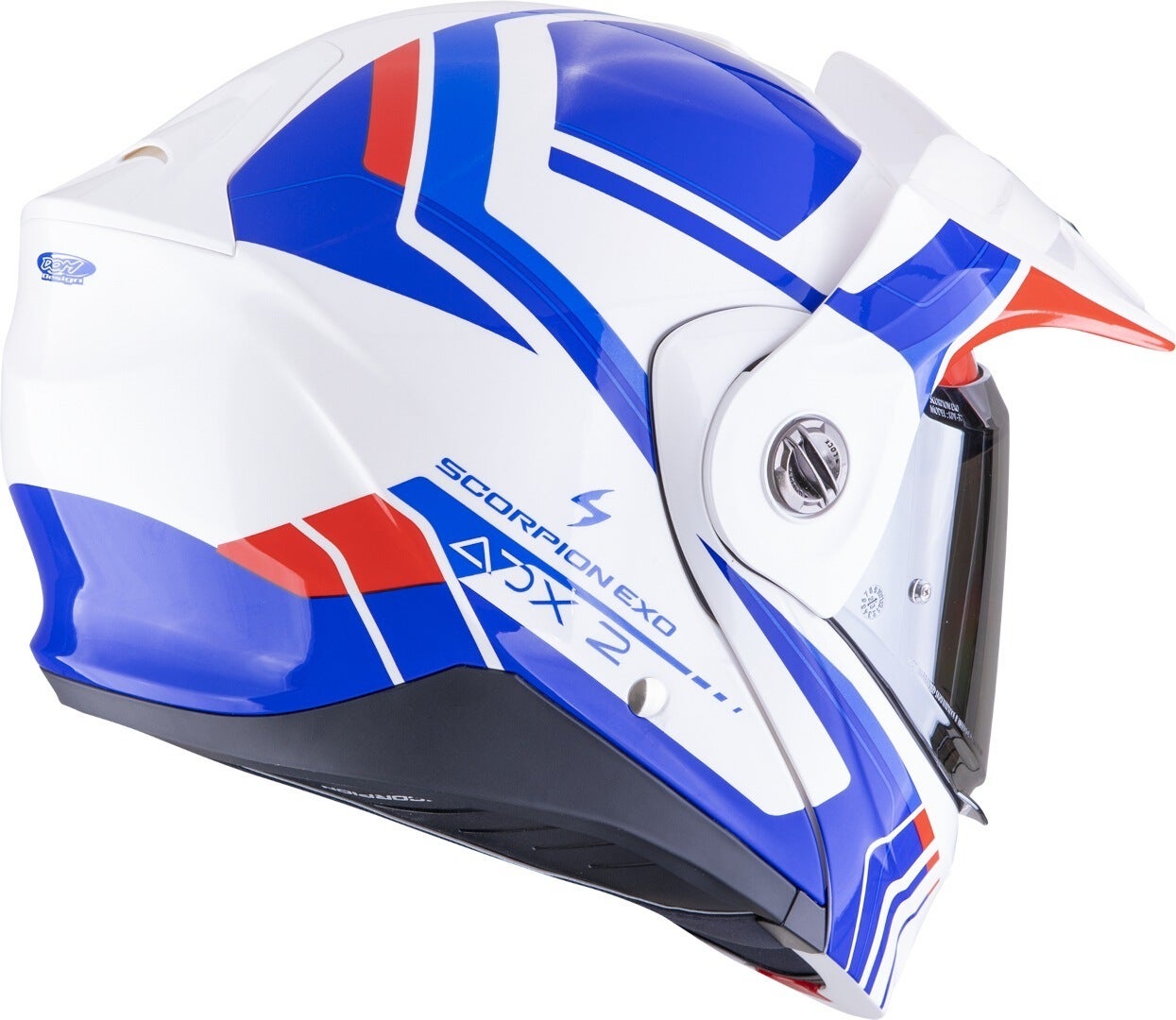 Scorpion ADX-2 Lewis Helmet white/blue/red M (57/58) Figure 2
