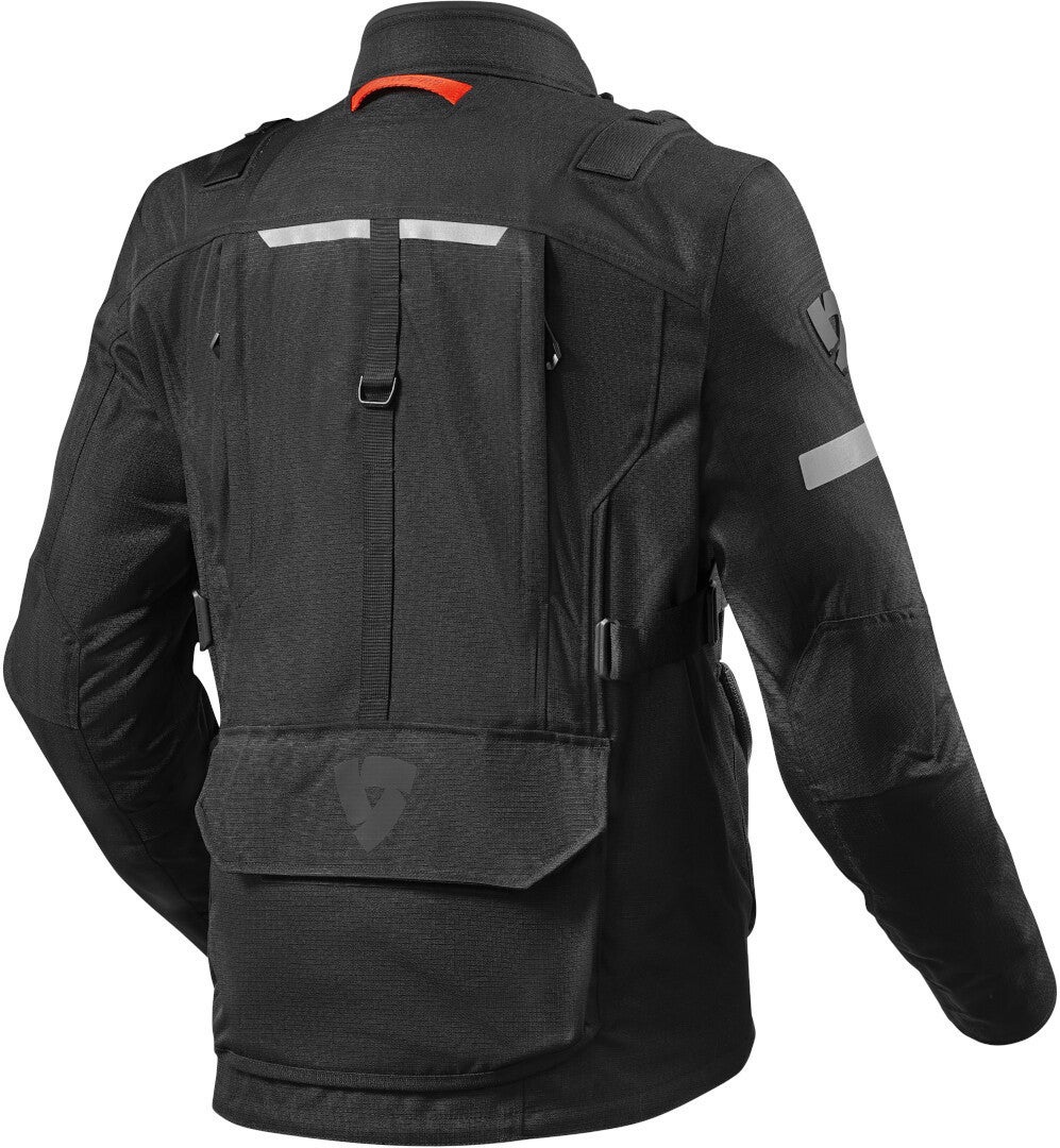 Revit Sand 4 H2O Motorfiets textiel jas zwart/zwart 3XL Figuur 2