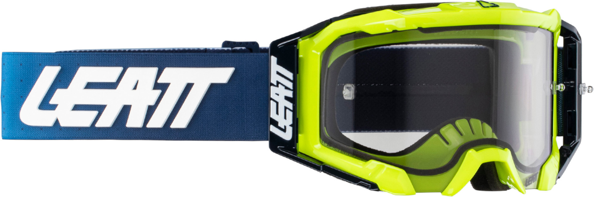 Leatt Velocity 5.5 Classic 2024 Ochelari de motocross albastru/alb/galben Figura 1
