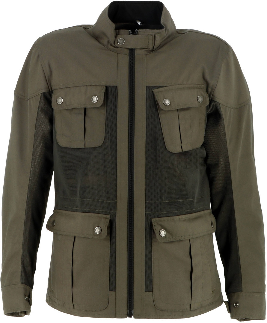 Helstons Forward Air waterprrof Motorcycle Textile Jacket Khaki L Figure 1