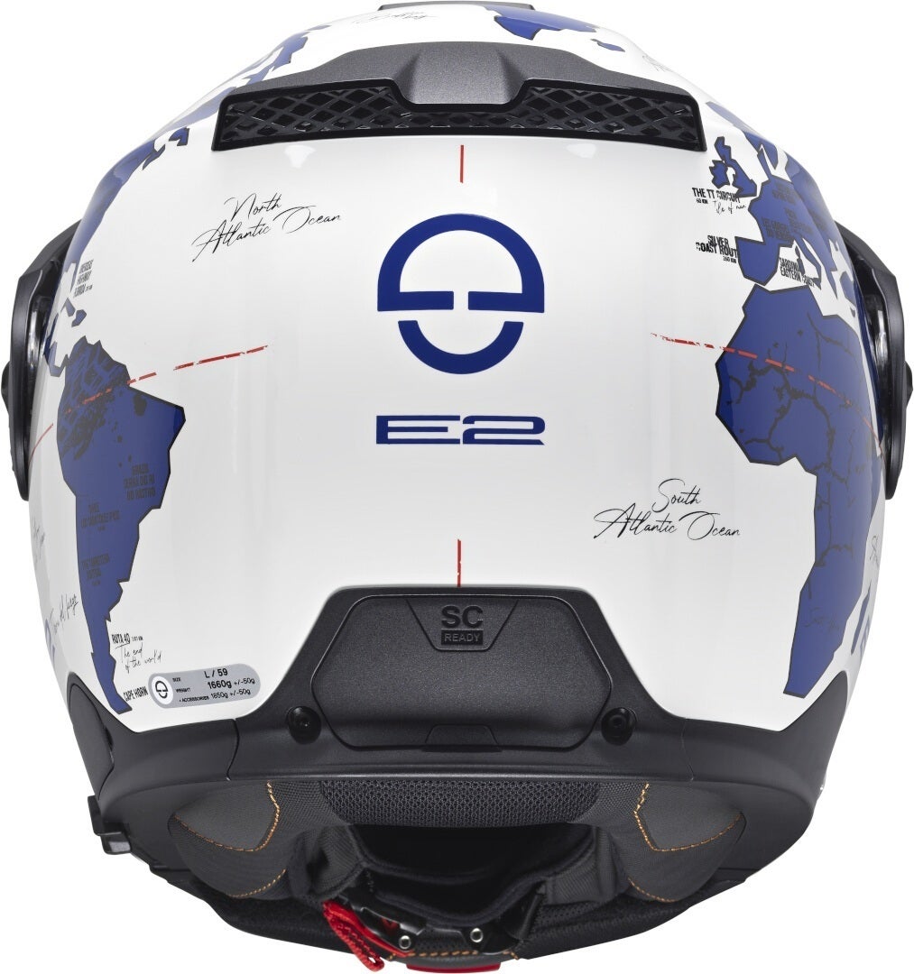 Schuberth E2 Atlas Helm weiß/blau XXL (63) Abbildung 5