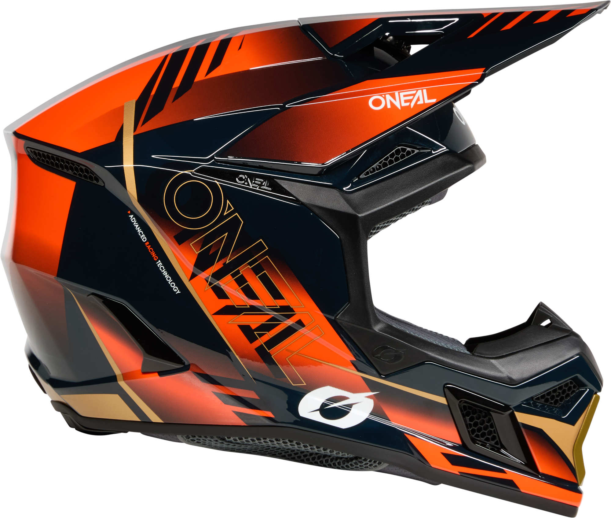 Oneal 3SRS HAZE Motocross Helmet dark blue/red S (55/56) Figure 6