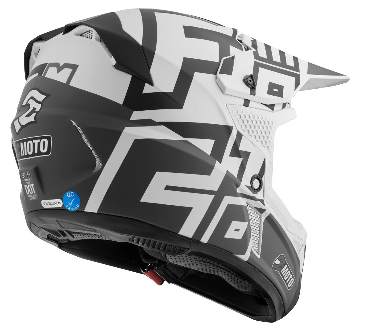 FC-Moto Merkur Flex Motokrosová přilba bílá/šedá/černá M Obrázek 2