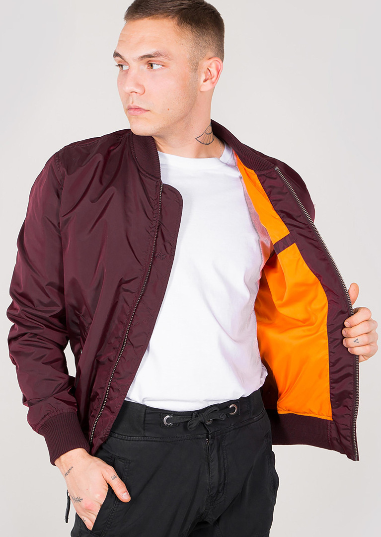 Alpha Industries MA-1 TT Giacca rosso scuro L Figura 2