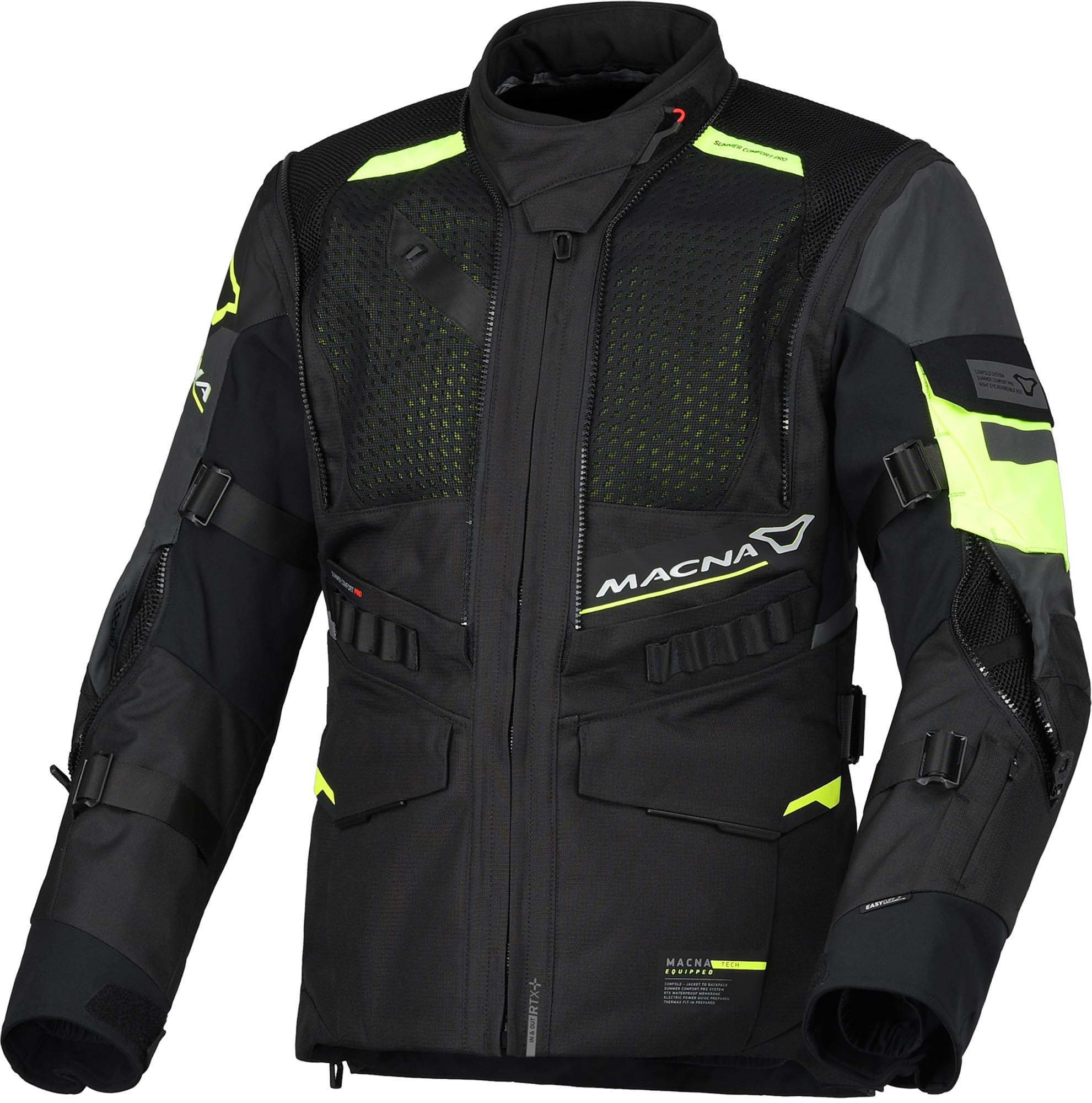 Macna Flexodus NightEye waterdichte dames motorfiets textieljas M Figuur 3