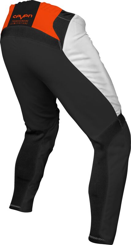 Side view of SEVEN MX SEVEN Vox Aperture Pants Youth - White/Orange