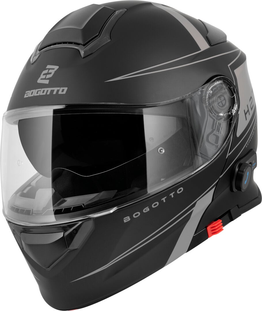 Side view of Bogotto H271 BT Taog Bluetooth Helmet