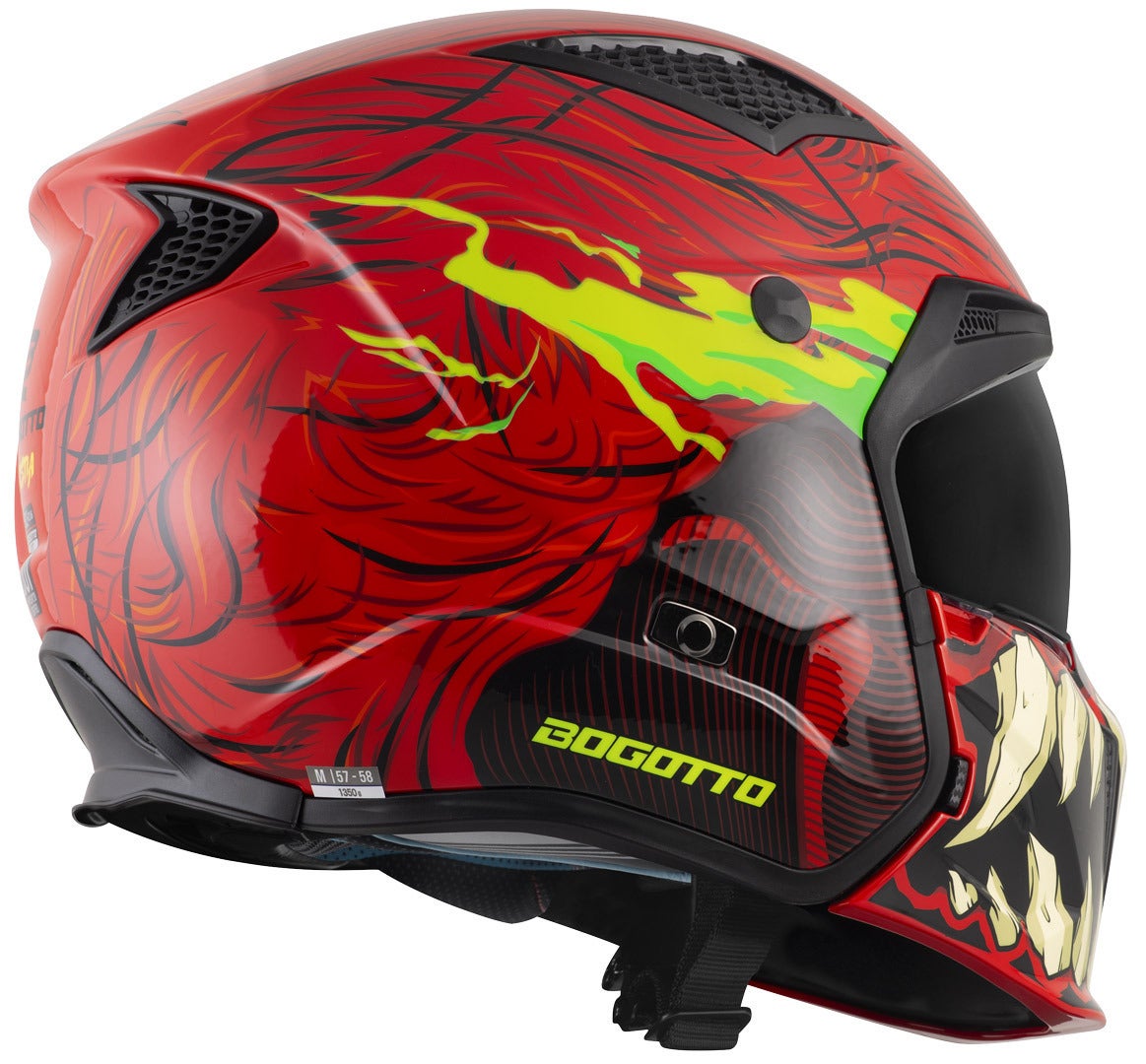 Side view of Bogotto Radic Bestia 22.06 Helmet