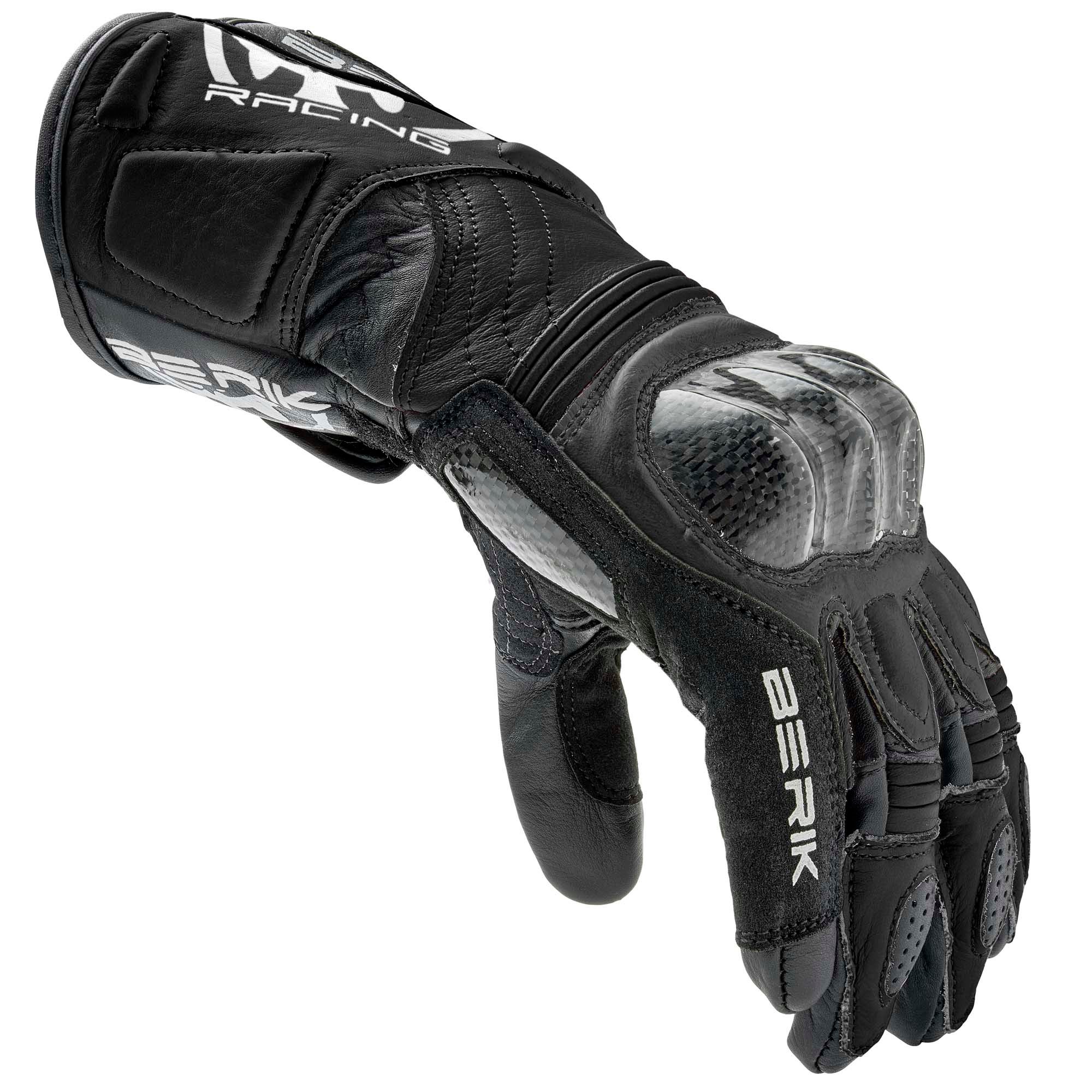 Berik Asvi Damer Motorcykelhandsker Sort 2XL Figur 4