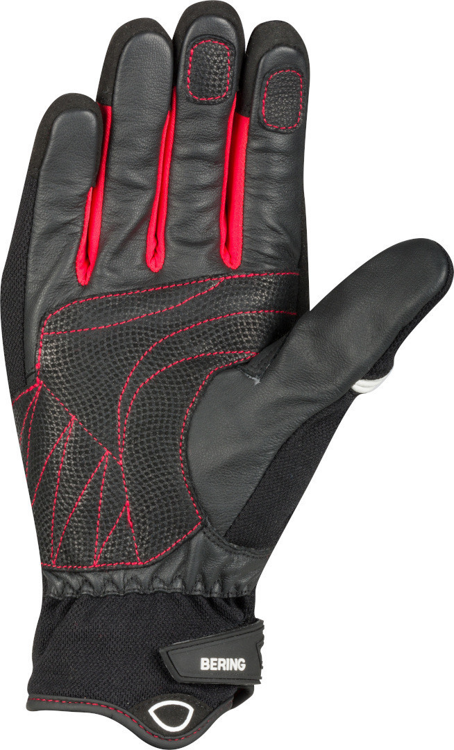 Bering Raid Motorrad Handschuhe schwarz/weiß/rot XL Abbildung 4