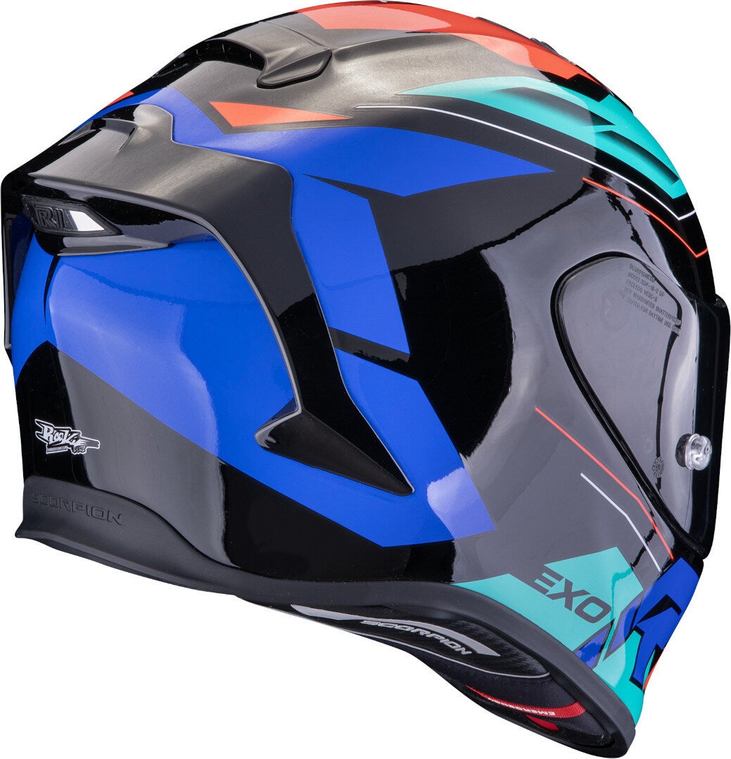 Scorpion Exo-R1 Evo Air Blaze Casco nero/rosso/blu S (55/56) Figura 2