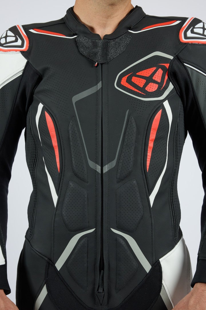 Ixon Demonio Eendelig leren motorpak zwart/wit/rood L Figuur 6