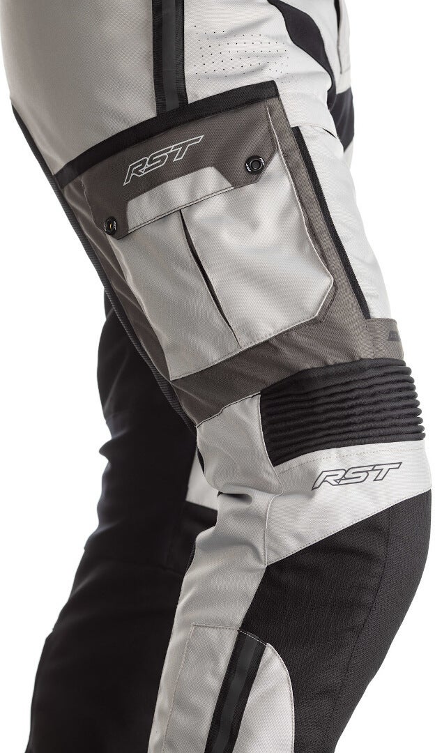 RST Pro Series Adventure-X Motorcycle Textile Pants white/grey XL Figure 3