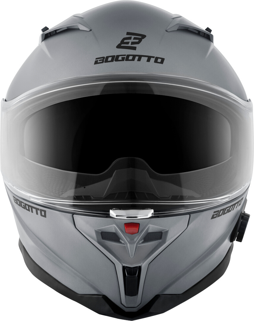 Bogotto H153 BT Bluetooth Helm hellgrau matt L Abbildung 5
