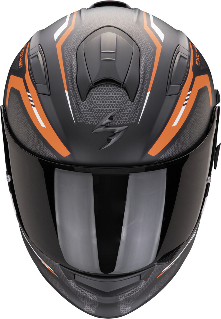 Scorpion Exo-491 Kripta Hjelm sort mat/hvid/orange M (57/58) Figur 3