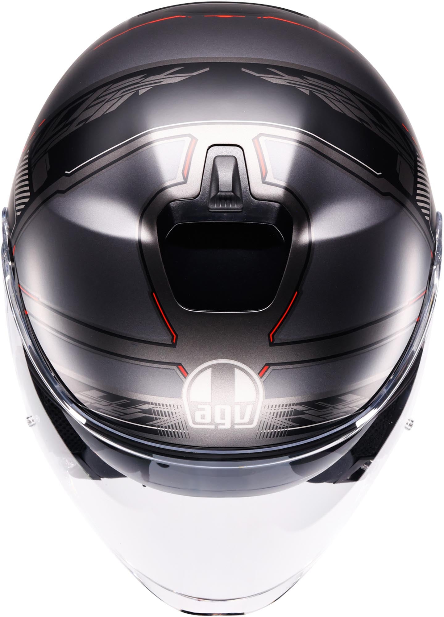 AGV Irides Zagabria Casco Jet Grigio opaco/rosso XL (61/62) Figura 7
